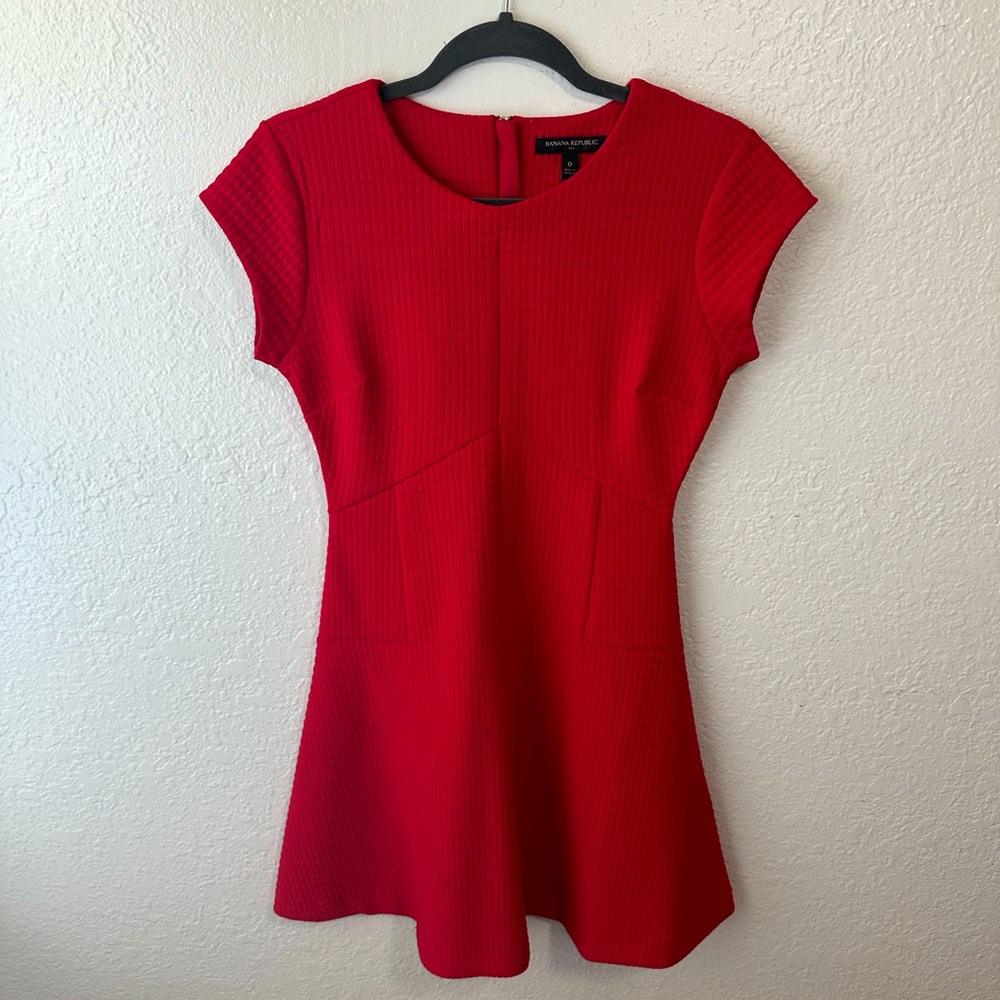 NWOT. Sexy lipstick red red fit & flare mini dress
